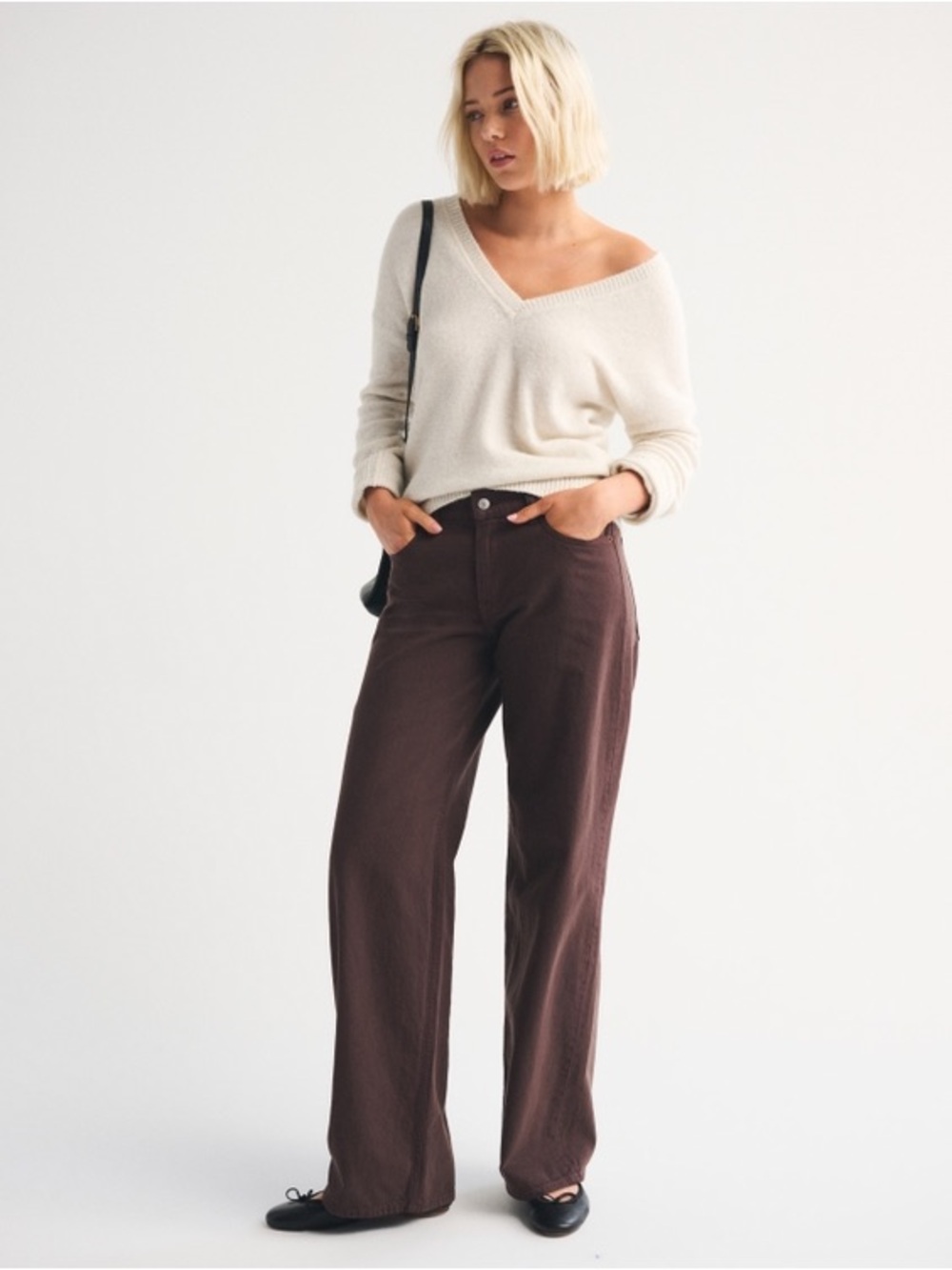 Abercrombie Low Rise Ultra Loose Jeans - Current Style Sold Out